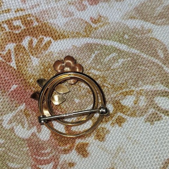 VTG Krementz Gold filled signed brooch - Picture 3 of 4